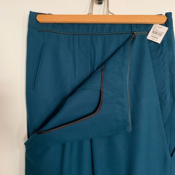 Vintage high rise teal pants/bermuda shorts size L. - Picture 5 of 8